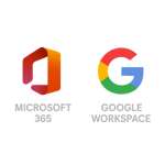 Microsoft 365  Google Workplace icon for Dark Mode
